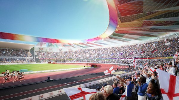 How Birmingham's Alexander Stadium could look at the 2022 Commonwealth Games