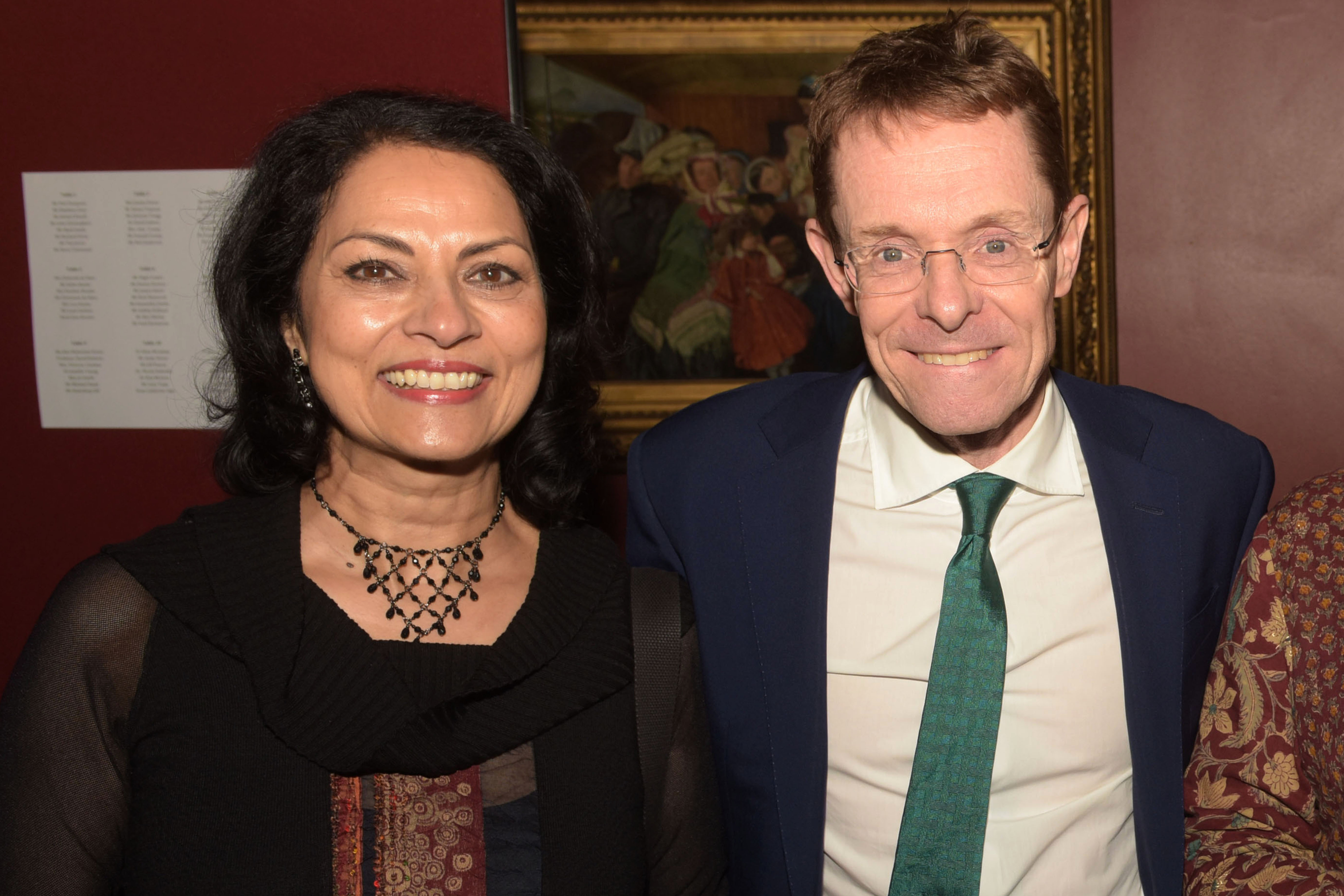 Anita Bhalla, chair of the Leadership Commission with Mayor of the West Midlands Andy Street