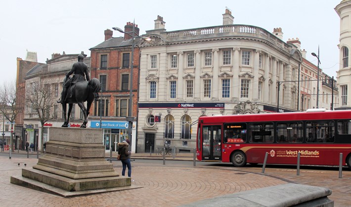 The scheme would apply to all bus stops within the Wolverhampton ring road.
