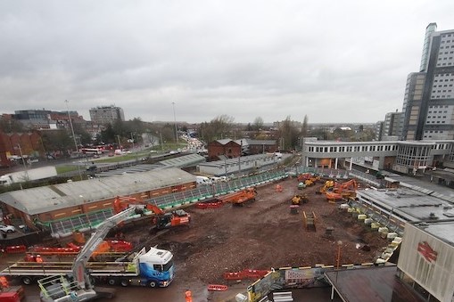 Building starts on new Wolverhampton railway station