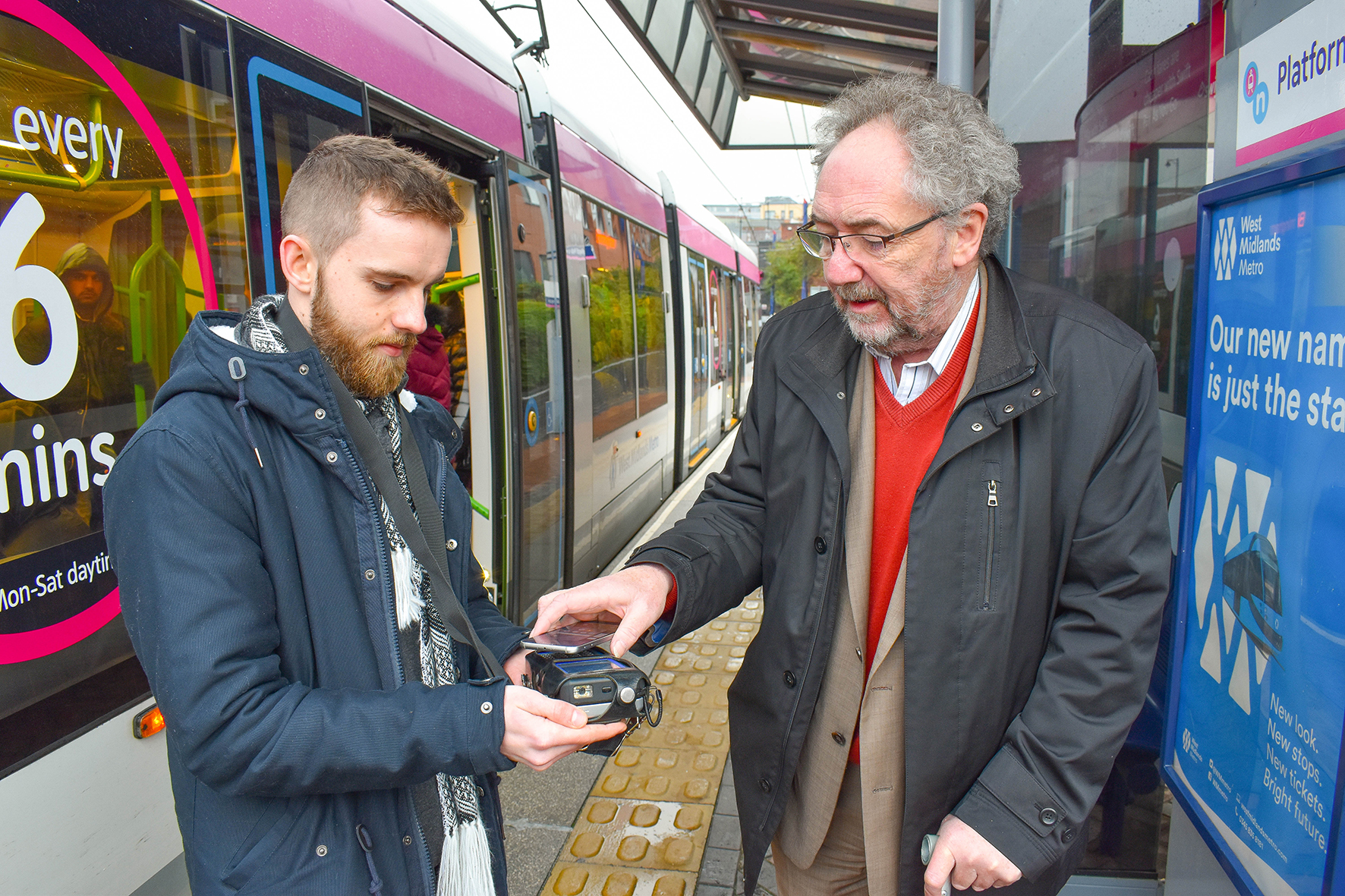 Cllr Roger Lawrence uses the Swift on Mobile app