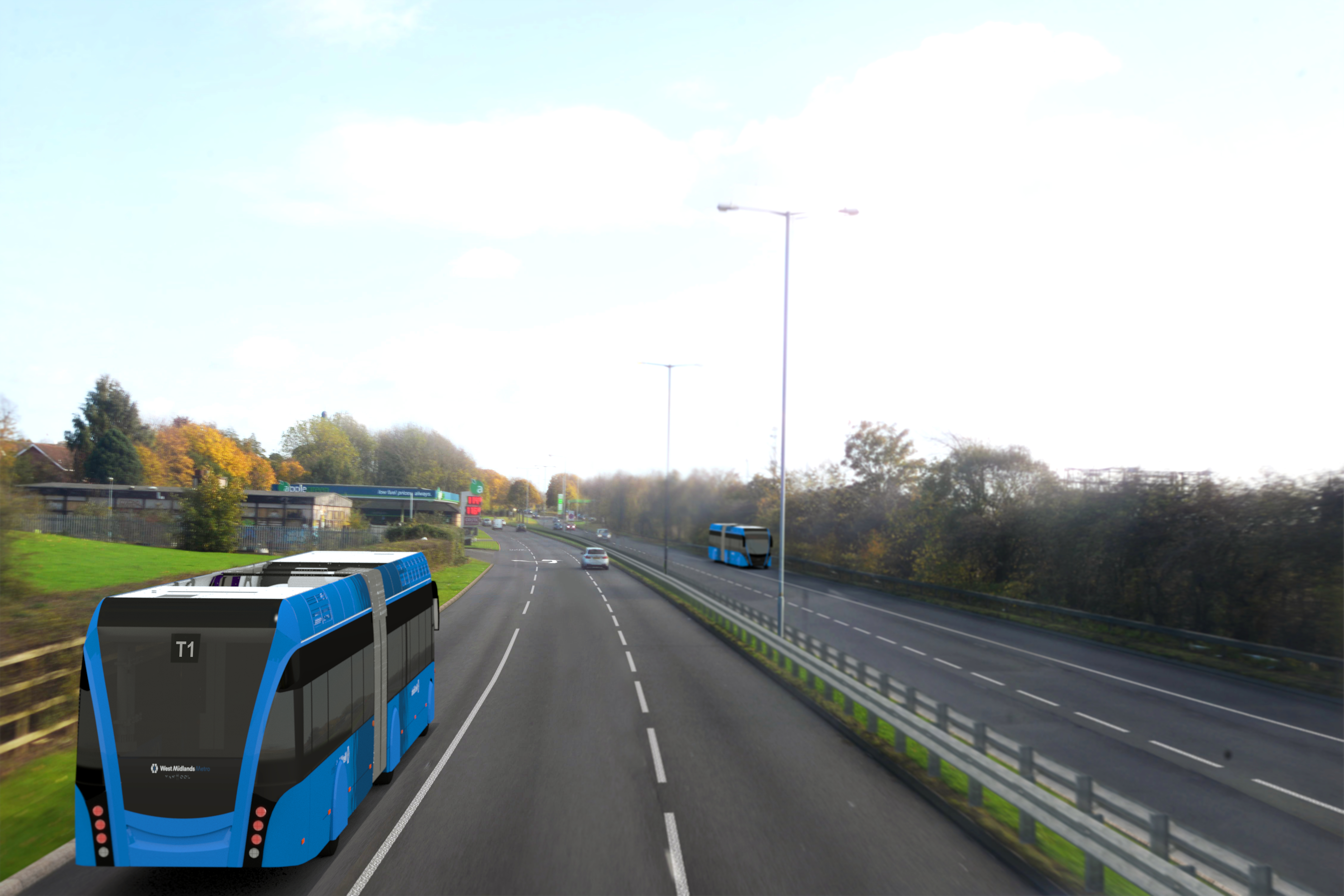 How Sprint buses could look on the A45 Small Heath Highway