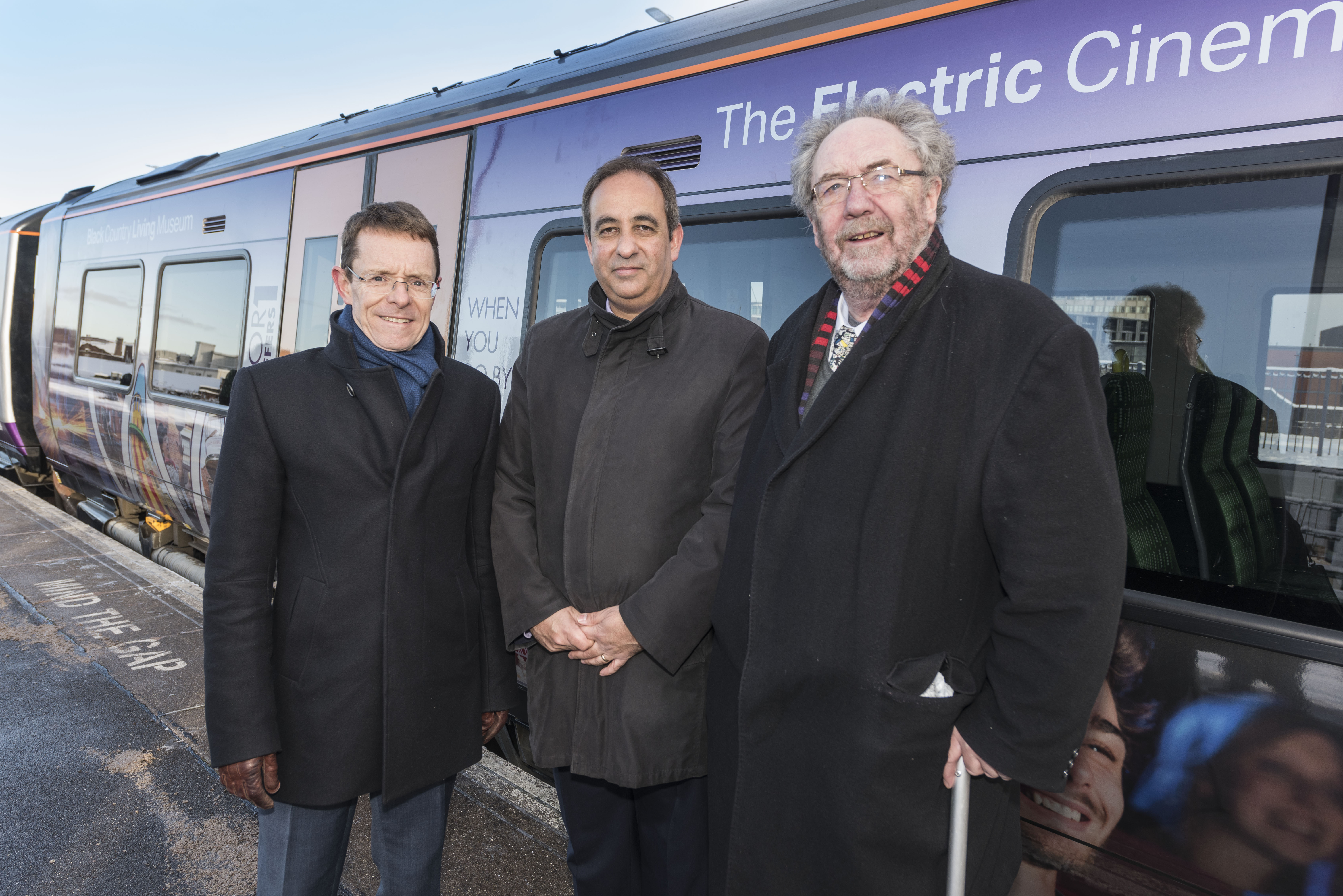West Midlands Mayor Andy Street, Jan Caudhry-van der Velde, managing director of West Midlands Trains and Cllr Roger Lawrence, chair of the West Midlands Rail Executive