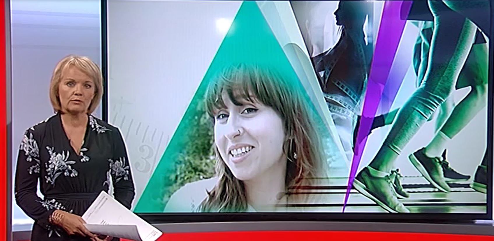 Midlands Today featured Holly's story prominently as part of Mental Health  Awareness Week.