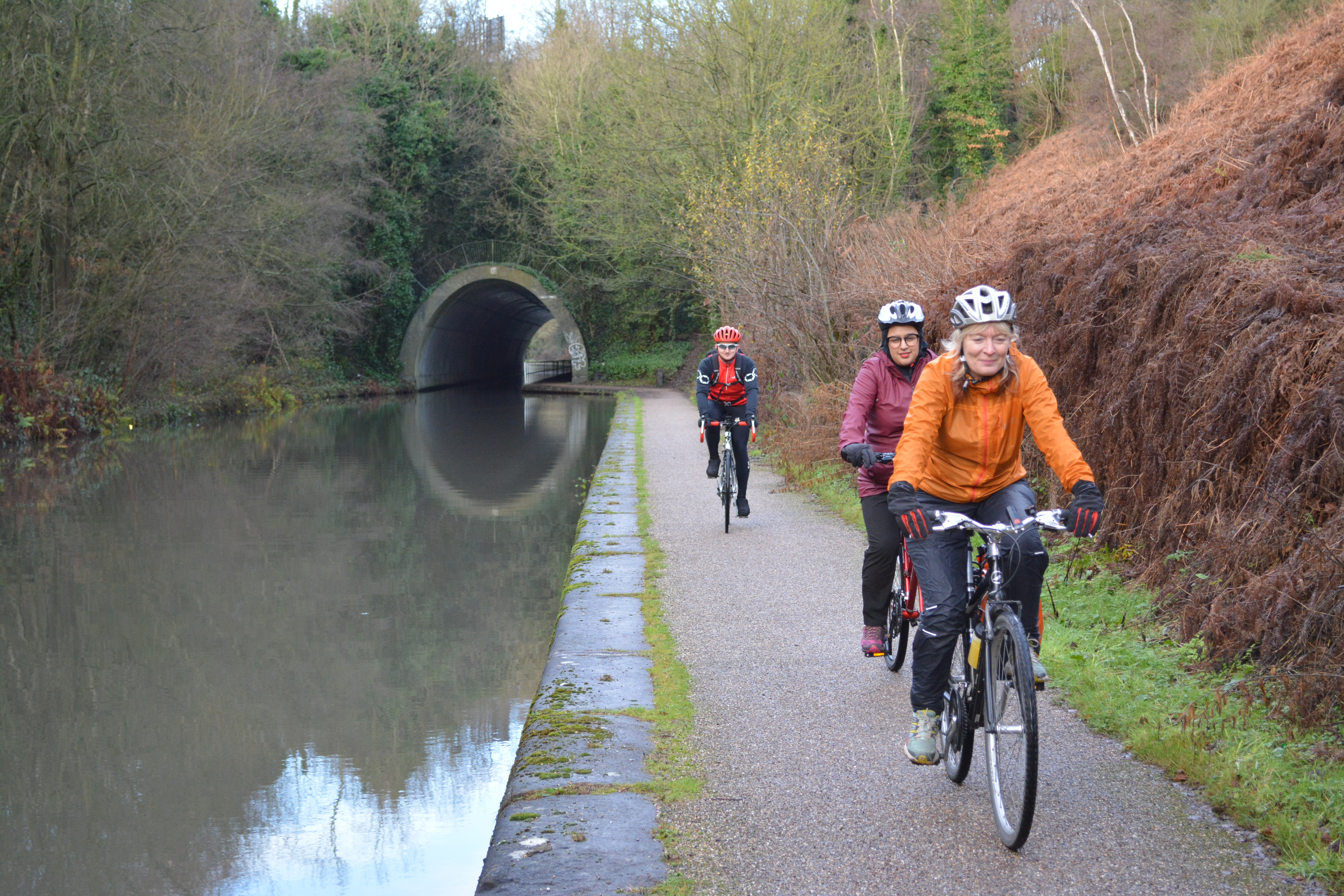 On yer bike - canal towpaths make excellent cycle ways