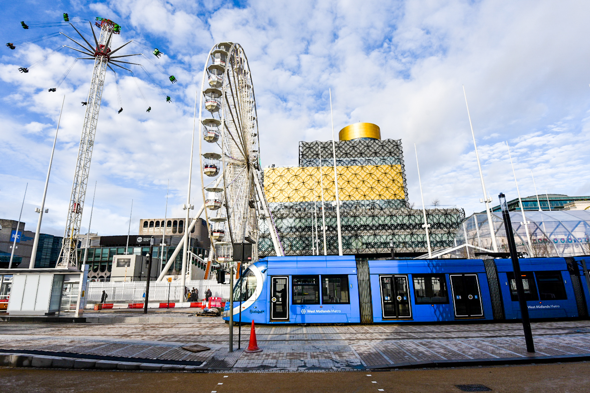 Birmingham city centre tram extension opens to passengers ahead of schedule