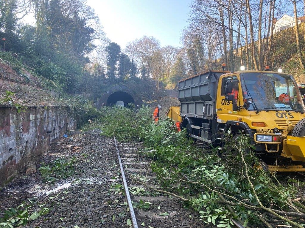 Work under way to clear the Moseley railway station site